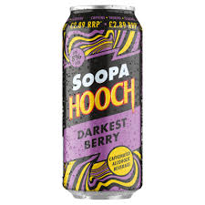 Soopa Hooch Darkest Berry Can 500ml (ALCOHOL)