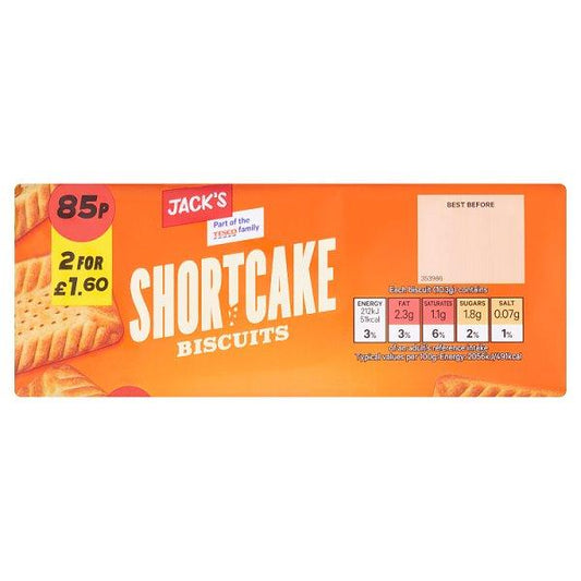 Jacks Shortcake 150g (BISCUITS)