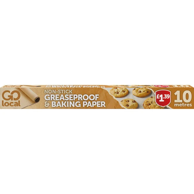 Go Local Non-Stick Baking Paper & Greaseproof 10m
