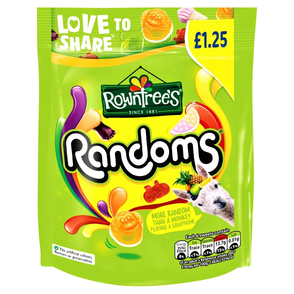 Rowntrees Randoms 120g (SHAREBAG)