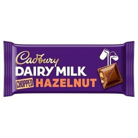 Cadbury Dairy Milk Chopped Hazelnut Block 95g