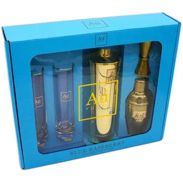 AU Vodka Blue Raspberry Gift Pack (ALCOHOL)