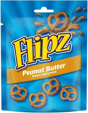 Flipz Peanut Butter Pretzels 90g (BISCUITS)