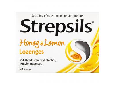 Strepsils Honey & Lemon 16 Lozenges