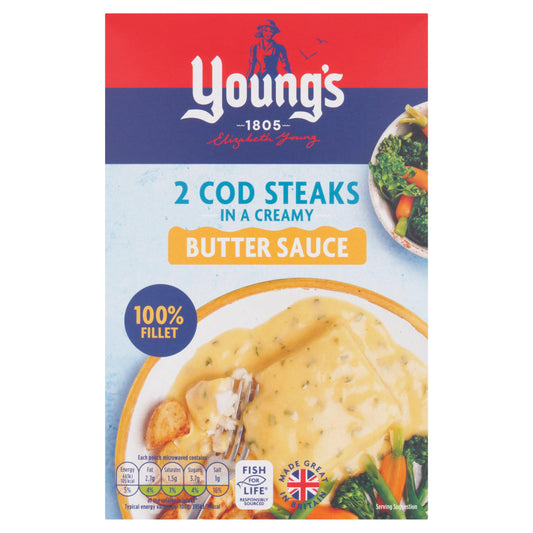 Young's 2 Fish Steak in Creamy Butter Sauce 280g